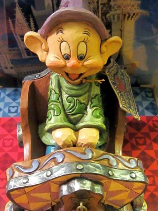 Disney Parks Traditions Dopey Mine Train Figure by Jim Shore 2