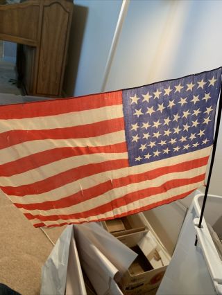 1908 - 1912 46 Star American Parade Flag