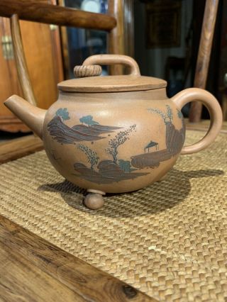 Antique Chinese Yixing Zisha Teapot China Asian