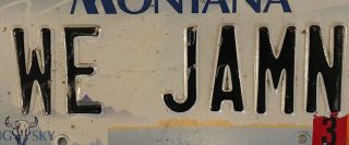 BOB MARLEY vanity WE JAMMIN license plate Wailers Jam Reggae Jamaican Music sing 3