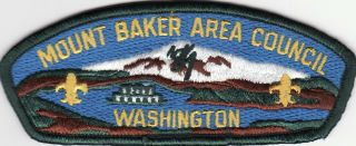 Mount Baker Area Council - 1989 Washington Centennial Csp - Grn Border