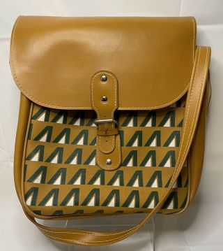 Alitalia Airlines Travel Shoulder Bag Designed By Datti Carry On Vintage Leather