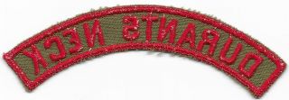 Durants Neck Community Strip 1946 - 1953 Khaki and Red KRS Boy Scouts of America 2