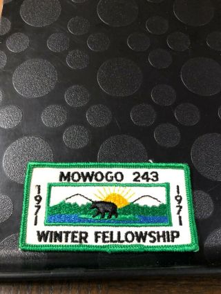 Oa Mowogo Lodge 243 Ex1971 - 2 Retail Value $105.  00 Minimum Bid $25.  00 Bv