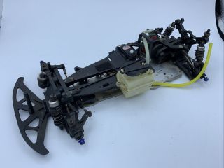 Vintage Hpi Rs4 1/10 Rc Nitro Touring Car Slider Chassis W 2 Speed As - Is