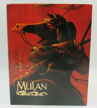 Disney The Art Of Mulan Hardcover Book Signed By Author Jeff Kurtti - Read