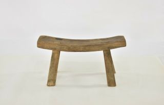 Antique Chinese Wooden Bench Pillow
