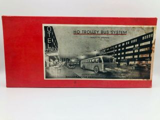 Vintage Eheim / Aristocraft Miniatures - Ho Trolley Bus System With Box