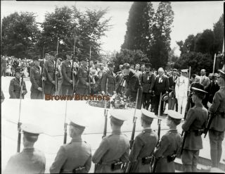 1927 Aviation Charles Lindbergh Wreath On Tomb Unknown Soldier Film Negative 2