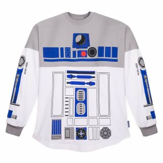 Disney Parks Star Wars Adult R2 - D2 Spirit Jersey Size Extra Large.  In Hand