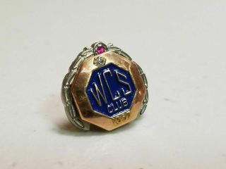 Vintage Combined Insurance Company Of America Wcs Club 10k Gold,  Sterling Pin 3