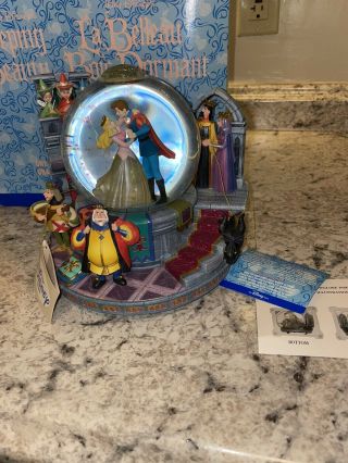 Disney Store Sleeping Beauty " Once Upon A Dream " Snow Globe W Box & Tags