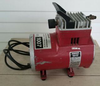 Vintage Sprayit By Thomas Wob - L Piston Compressor 1/2 Hp Model 1007