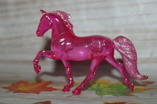 6008 Breyer Stablemate Horse,  Tennessee Walking Horse,  Twh,  Pink Clear