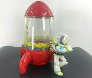 Vintage Rare Toy Story Buzz Lightyear Space Crane Collector Cookie Jar