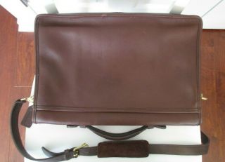 Vtg Coach Brown Leather Lexington Briefcase Messenger Laptop Bag 5265 USA EUC 3
