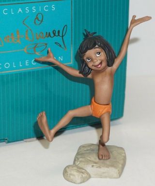 Walt Disney Classics " Mancub " Mowgli Porcelain Figure Jungle Book