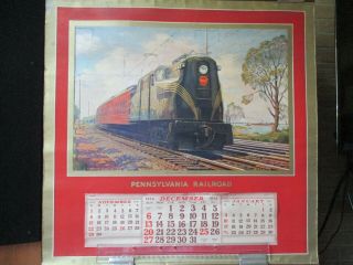 1936 Pennsylvania Railroad Calendar