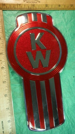 Be31 Kw Kenworth Hood Side Nose Emblem Vintage Cloisonne Knl5310210 Kenworth Kw