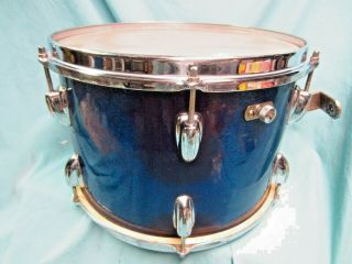 Vintage 1960 Slingerland Tom / Drum 13 ",  Blue With Purple