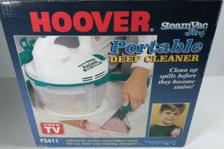 Vintage (1997) Hoover Steamvac Jr.  Portable Deep Carpet Cleaner F5411 Barely