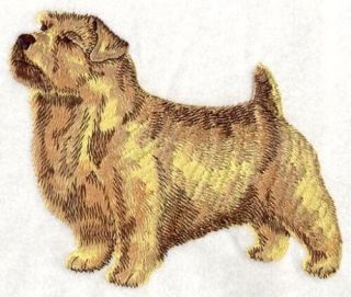 Large Embroidered Zippered Tote - Norfolk Terrier I1191