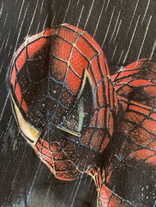 Vintage Spider - Man 3 Movie Promo XL Black Venom Tobey McGuire Trilogy Textured 2