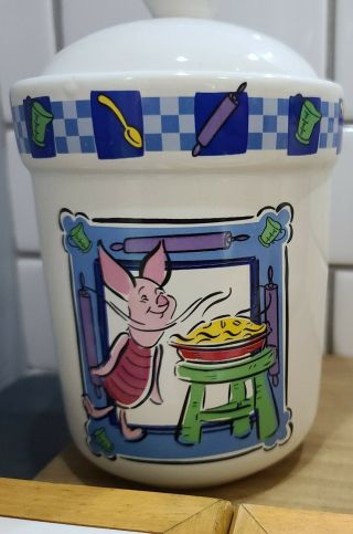 Disney Winnie the Pooh Friends Treasure Craft Ceramic Canisters and Trivets 3