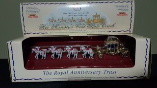 Her Majesty’s Gold State Coach Limited Edition,  40th Anniversary By Matchbox