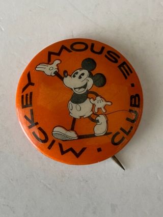 1930’s Mickey Mouse Club Pin
