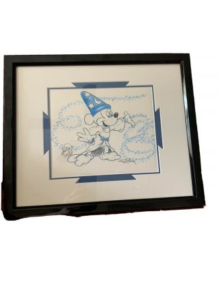 2008 Autographed Mickey Mouse Drawing Signed By Artist Monica Willis