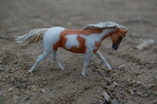 Custom Cm Breyer Stablemate Pinto Paint Horse By Holly Lenz Resculpted
