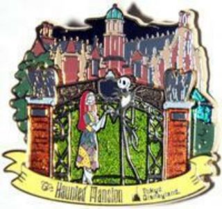 Disney Pin 73653 Wdi Haunted Mansion Tokyo Jack And Sally Nightmare Cast Le 300