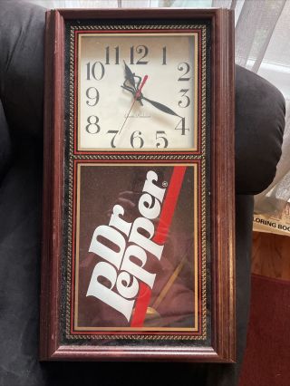 Vintage Dr Pepper Wall Clock