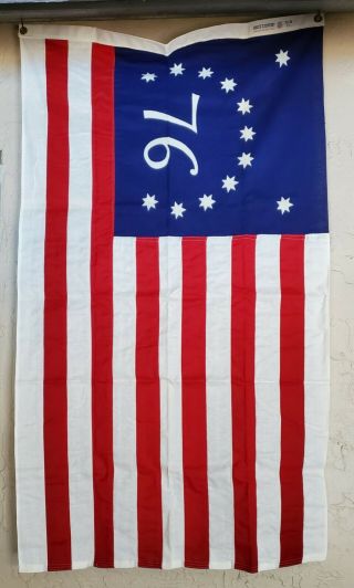 Vintage Dettra Flag Bulldog 1776 76 Bennington 100 Cotton 3 