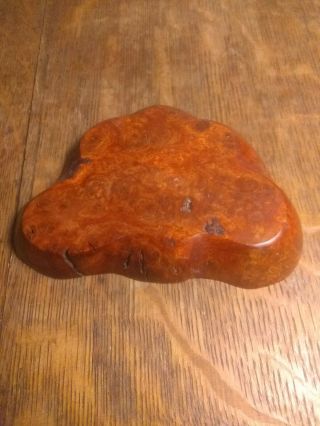 Vintage Antique Japanese Carved Burl Wood Stand For A Sculpture Okimono Signed