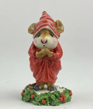 Wee Forest Folk Mice Christmas Carol Ebenezer Scrooge Mouse Dickens Cc1 Figurine