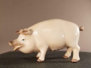 Herend Hvngary Porcelain Pig Figurine