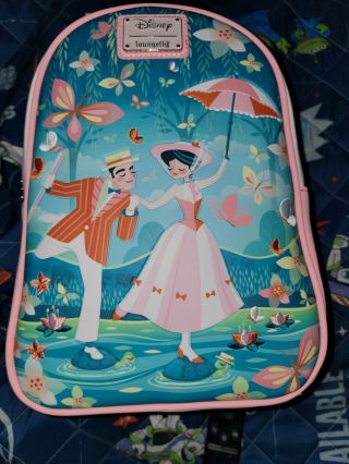 Loungefly Disney Mary Poppins Jolly Holiday Mini Backpack - Nwt