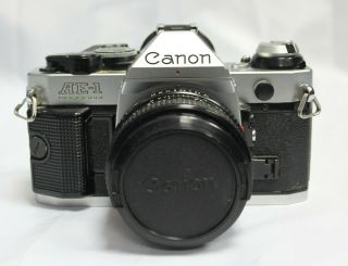 Vintage Camera Canon Ae - 1 Program,  Canon Lens Fd 50mm 1:1.  8