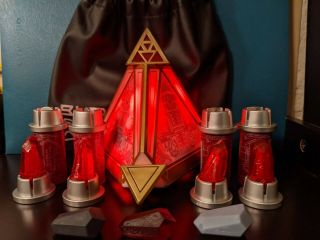Sith Holocron & 4 Different Red Kyber Crystals: Star Wars Galaxy’s Edge,  More