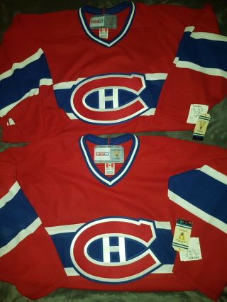 Montreal Canadiens Ccm Vintage Jersey Xxl W/tags
