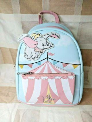 Loungefly Disney Dumbo The Flying Circus Tent Mini Backpack Bag