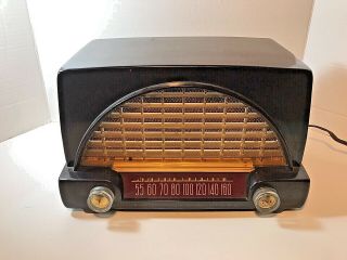 Vintage Philco Transiton Tube Radio Model 51 - 532 1951 A2386 Or