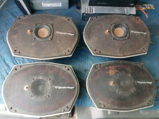Vintage 1980s Cerwin Vega 6x9 Speakers.  Cs18a Cs17 Each