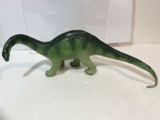 1988 Vintage 17 " Apatosaurus Dinosaur Toy Figurine Carnegie Safari Ltd.  1st Editi