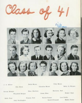 1940 Lubbock High School Yearbook,  The Westerner,  Lubbock Texas 3