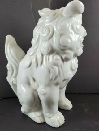 Foo Dog White Porcelain Made in Japan OMC Otagiri Mercantile Company 2