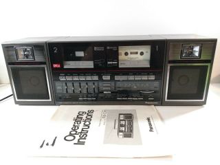 Vintage Panasonic Rx - C66 Boombox Am Fm Dual Cassette