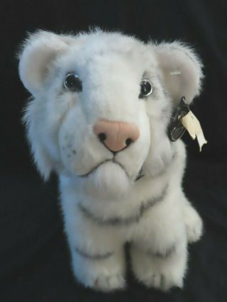 Collectible Large 15 " White Tiger Plush With Tag Magicians Siegfried & Roy